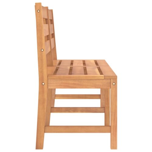 Garden Bench 150cm Solid Teak Wood - Image 4