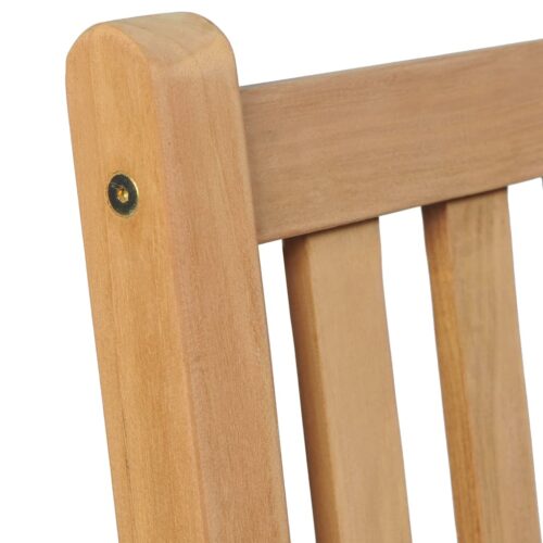 Garden Chairs 4pcs with Anthracite Cushions Solid Teak Wood - Image 4