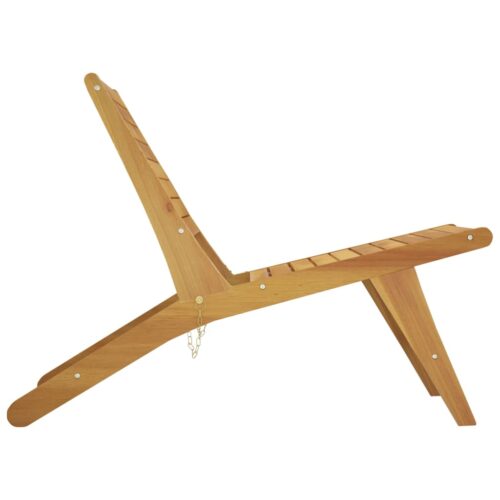 Garden Chair with Footrest Solid Wood Teak - Image 8
