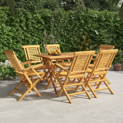 Folding Garden Chairs 6pcs 56x63x90cm Solid Wood Teak - Image 6