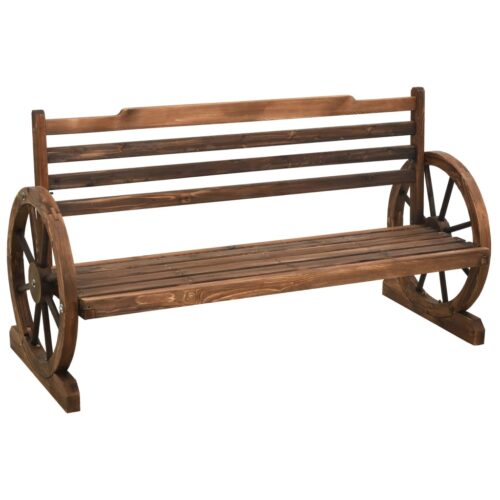 Garden Bench 142cm Solid Firwood