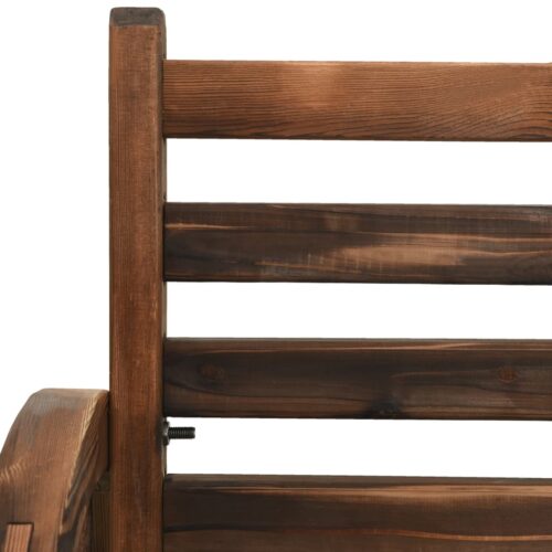Garden Bench 142cm Solid Firwood - Image 6