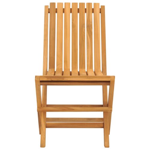 Folding Garden Chairs 2pcs 47x47x89cm Solid Wood Teak - Image 4