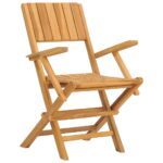 Folding Garden Chairs 4pcs 55x61x90cm Solid Wood Teak