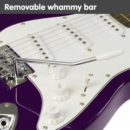 Karrera 39in Electric Guitar  Purple - Image 4