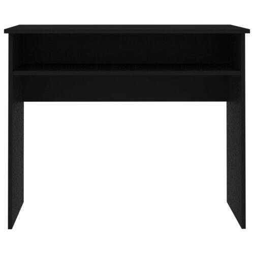 Desk Black 90x50x74cm Engineered Wood - Image 4