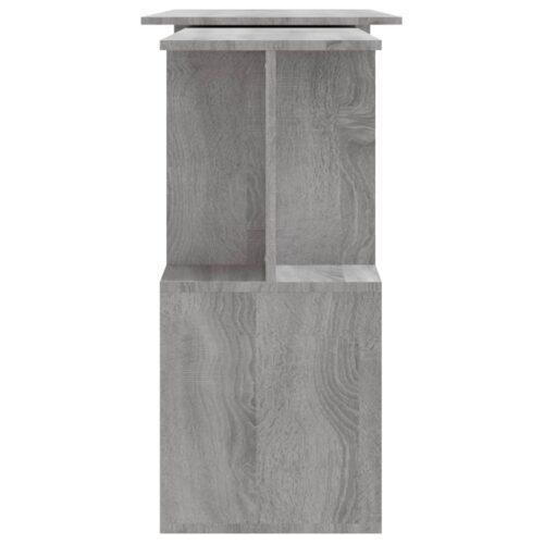 Corner Desk Convertible L-Shape Computer Work Study Craft Wooden Shelf Table - Image 7