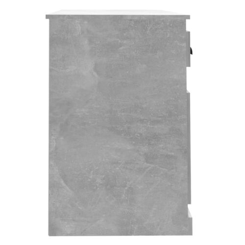Desk with Drawer Concrete Grey 115x50x75cm Engineered Wood - Image 7