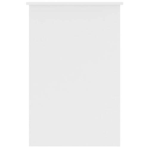 Desk White 100x50x76cm Engineered Wood - Image 5