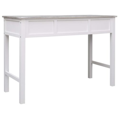 Writing Desk Grey 110x45x76cm Wood - Image 5