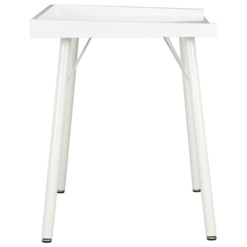 Desk White 90x50x79cm - Image 3
