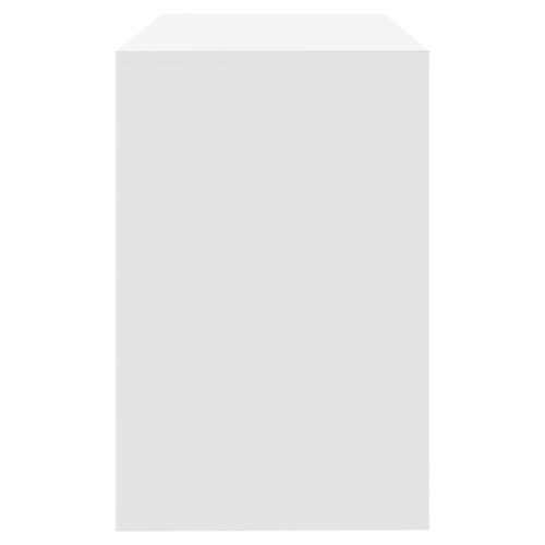 Desk White 101x50x76.5cm Engineered Wood - Image 6