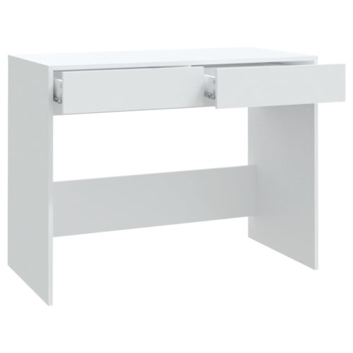 Desk White 101x50x76.5cm Engineered Wood - Image 7