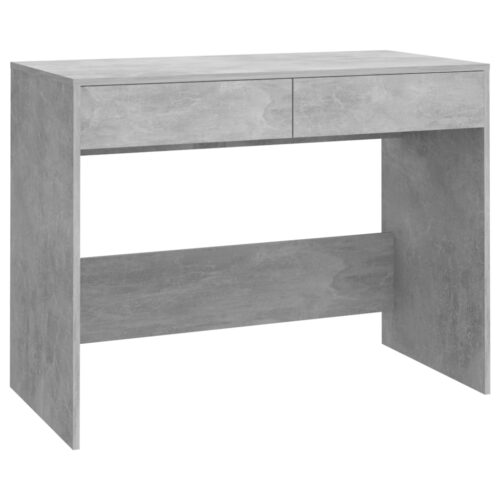 Desk Concrete Grey 101x50x76.5cm Engineered Wood