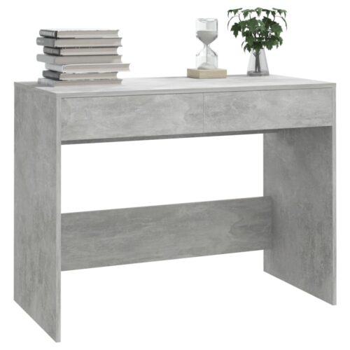 Desk Concrete Grey 101x50x76.5cm Engineered Wood - Image 4