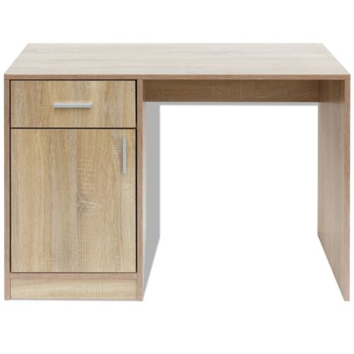 Desk with Drawer Cabinet Oak 100x40x73cm - Image 3