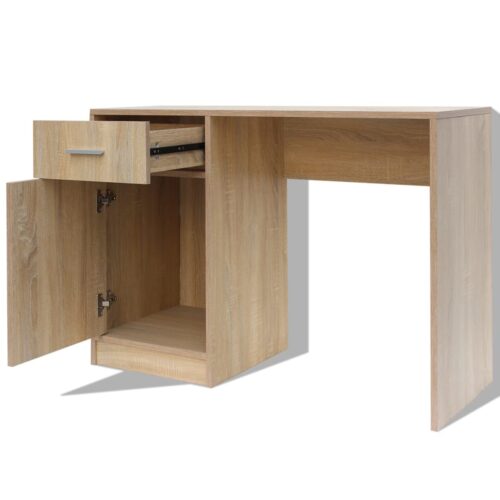 Desk with Drawer Cabinet Oak 100x40x73cm - Image 4