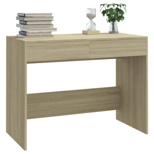 Desk Sonoma Oak 101x50x76.5cm Engineered Wood - Image 4