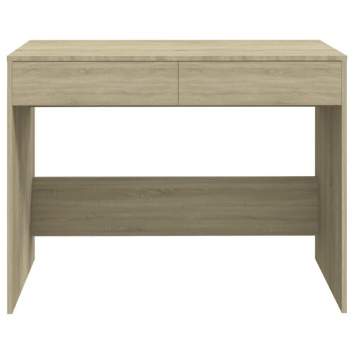 Desk Sonoma Oak 101x50x76.5cm Engineered Wood - Image 5