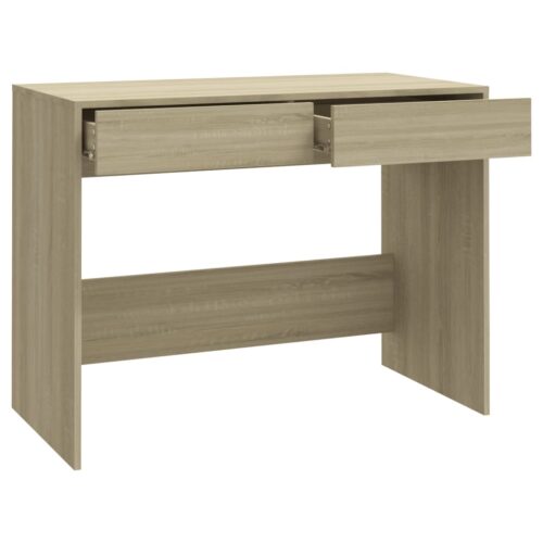Desk Sonoma Oak 101x50x76.5cm Engineered Wood - Image 7