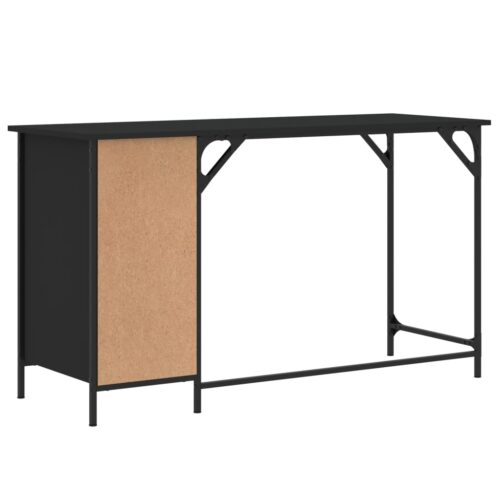 Computer Desk Black 131x48x75cm Engineered Wood - Image 7
