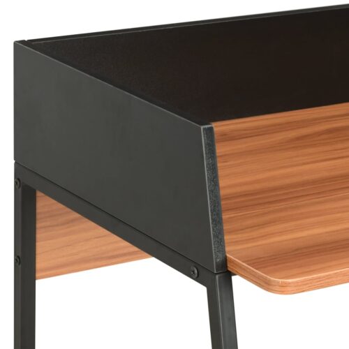 Desk Black Brown 90x60x88cm - Image 5