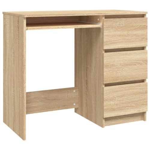 Desk Sonoma Oak 90x45x76cm Engineered Wood