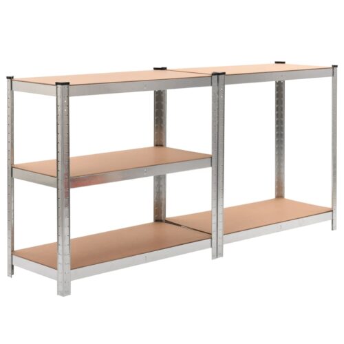 Storage Shelf Silver 2pcs - Image 2