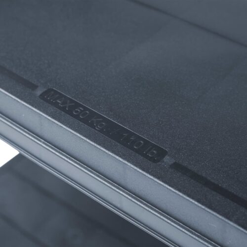 Storage Shelf Racks 2pcs Black 250KG 80x40x180cm Plastic - Image 7