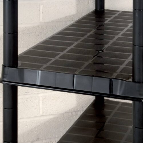 Storage Shelf 5-Tier Black 85x40x185cm Plastic - Image 6