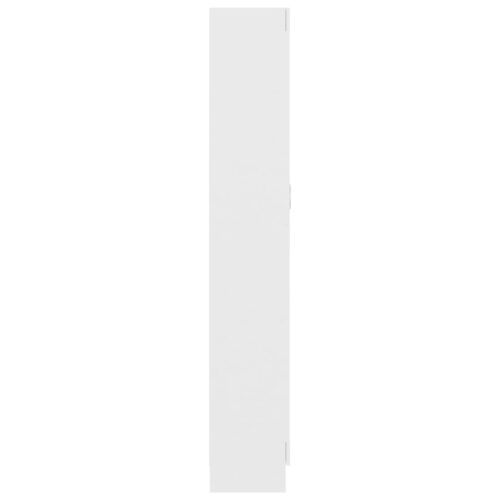 Book Cabinet White 82.5x30.5x185.5cm Engineered Wood - Image 7