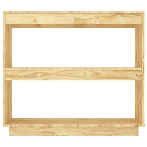Book Cabinet 80x35x71cm Solid Pinewood - Image 5