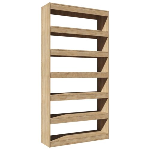 Book Cabinet/Room Divider Sonoma Oak 100x30x198cm Engineered wood - Image 2