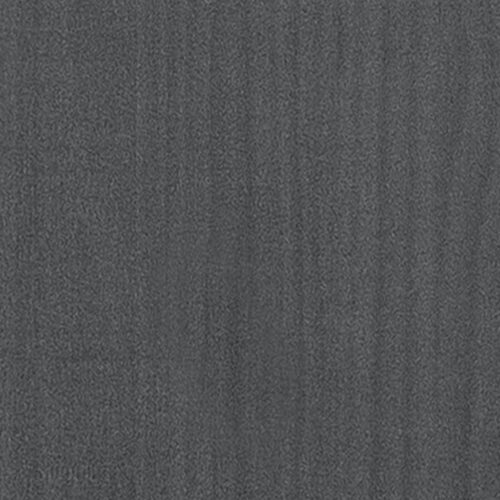 Book Cabinet/Room Divider Grey 40x30x103.5cm Solid Pinewood - Image 7