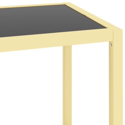 Shelf Black Transparent 100x36x90cm Tempered Glass - Image 5