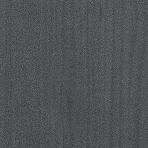 Book Cabinet/Room Divider Grey 100x30x167.5cm Solid Pinewood - Image 7