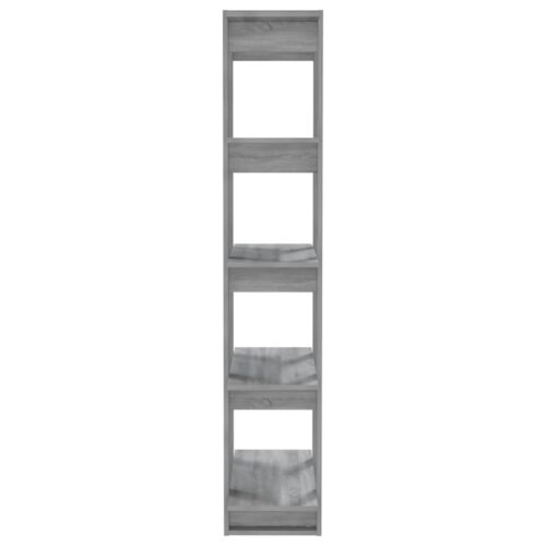 Book Cabinet/Room Divider Grey Sonoma 80x30x160cm Engineered Wood - Image 6