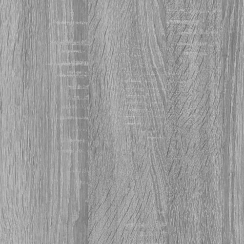 Book Cabinet Grey Sonoma 60x33x100cm Engineered Wood Steel - Image 8