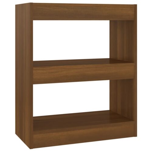 Book Cabinet/Room Divider Brown Oak 60x30x72cm - Image 2