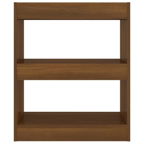 Book Cabinet/Room Divider Brown Oak 60x30x72cm - Image 5