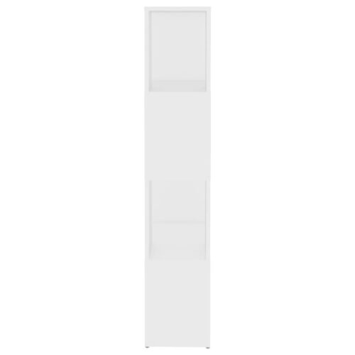 Book Cabinet Room Divider White 60x24x124.5cm Engineered Wood - Image 6