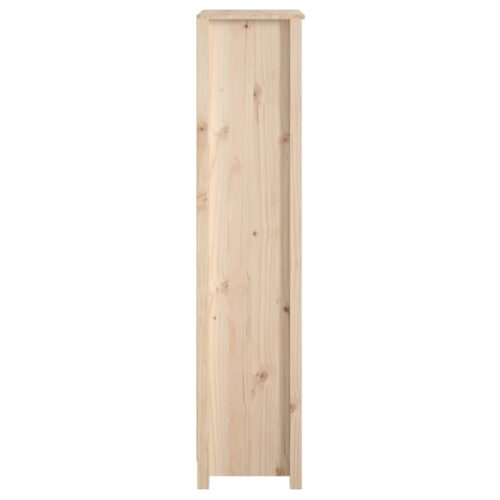 Book Cabinet 50x35x154cm Solid Wood Pine - Image 6