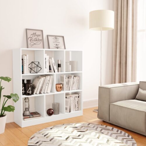Book Cabinet White 97.5x29.5x100cm Engineered Wood