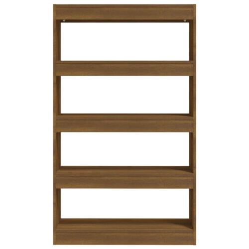 Book Cabinet/Room Divider Brown Oak 80x30x135cm Engineered Wood - Image 5
