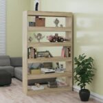 Book Cabinet/Room Divider Sonoma Oak 100x30x166cm