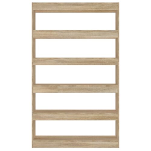 Book Cabinet/Room Divider Sonoma Oak 100x30x166cm - Image 5
