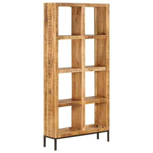 Bookshelf 80x25x175cm Solid Mango Wood