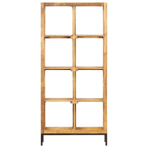 Bookshelf 80x25x175cm Solid Mango Wood - Image 2