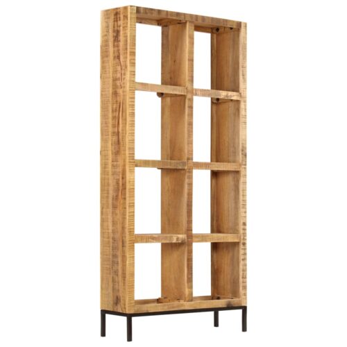 Bookshelf 80x25x175cm Solid Mango Wood - Image 3