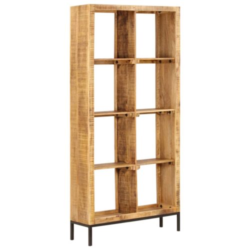 Bookshelf 80x25x175cm Solid Mango Wood - Image 8